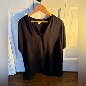 J Jill Black Lightweight Top - Size 1X